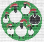 Black Sheep Round Doolittle Stitchery