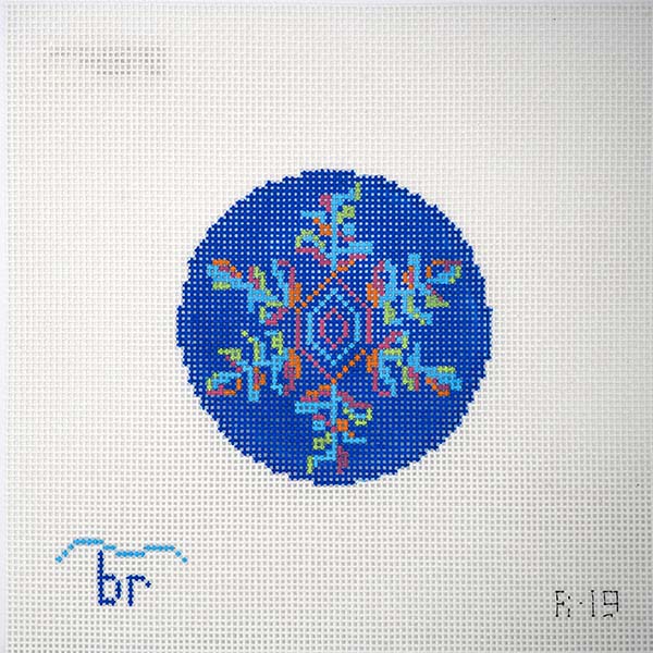 Snowflake Crystal Blue Ridge Stitchery