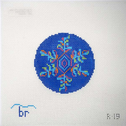 Snowflake Crystal Blue Ridge Stitchery