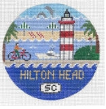 Hilton Head Round Doolittle Stitchery R313