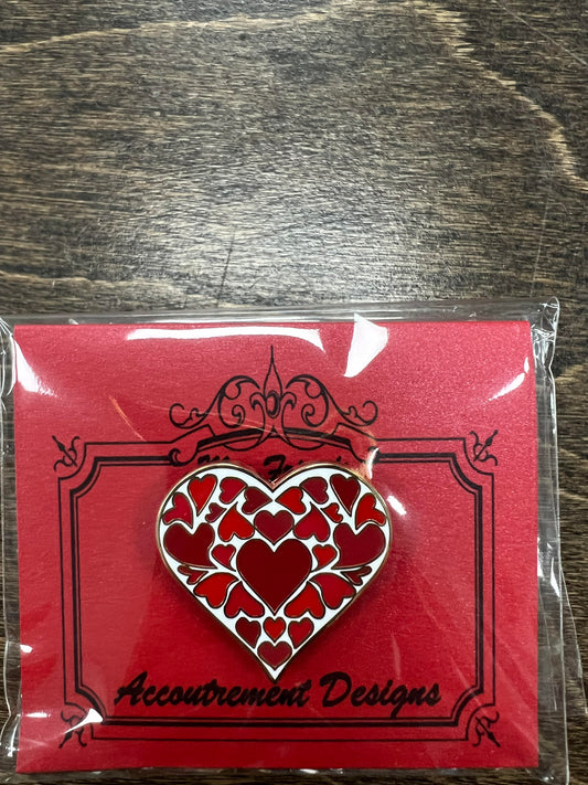 Red Hearts Needle Minder