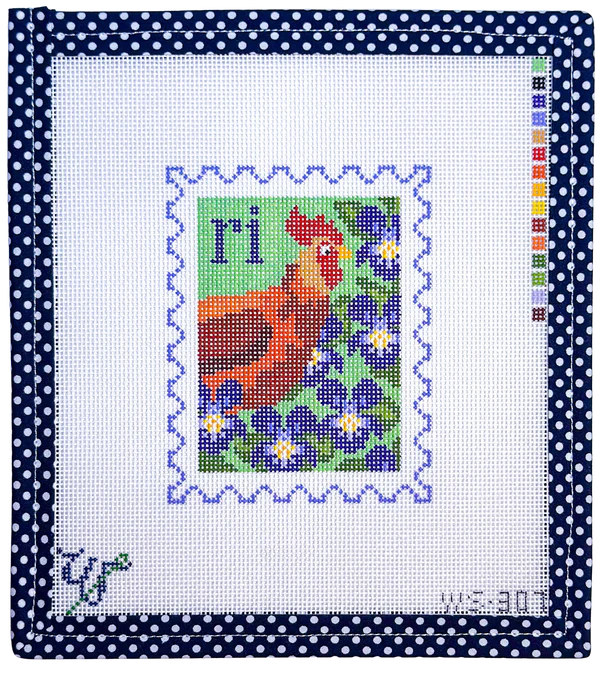 Rhode Island Stamp Wipstitch