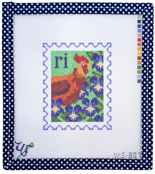 Rhode Island Stamp Wipstitch