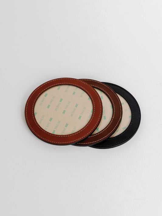 Round Self Finishing Coaster Clayton and Crume