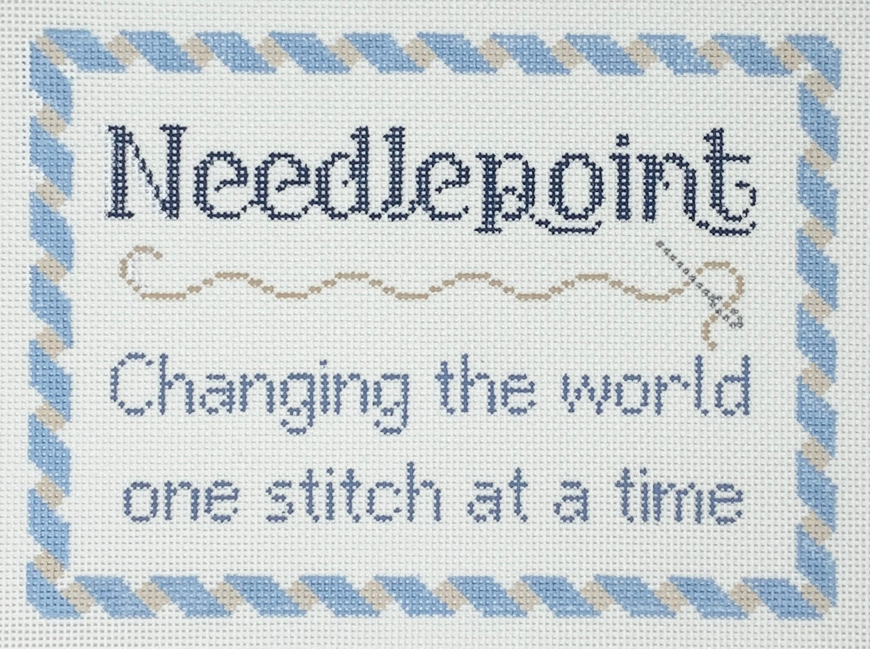Needlepoint…Changing the World, 13m