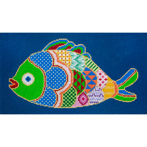 JP Needlepoint Wacky Fishy