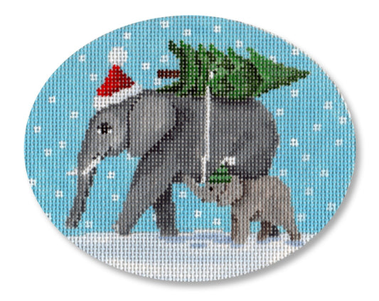 Elephants bringing home the tree Scott Church