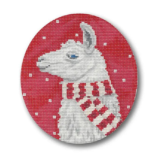 Llama with Scarf by Scott Church