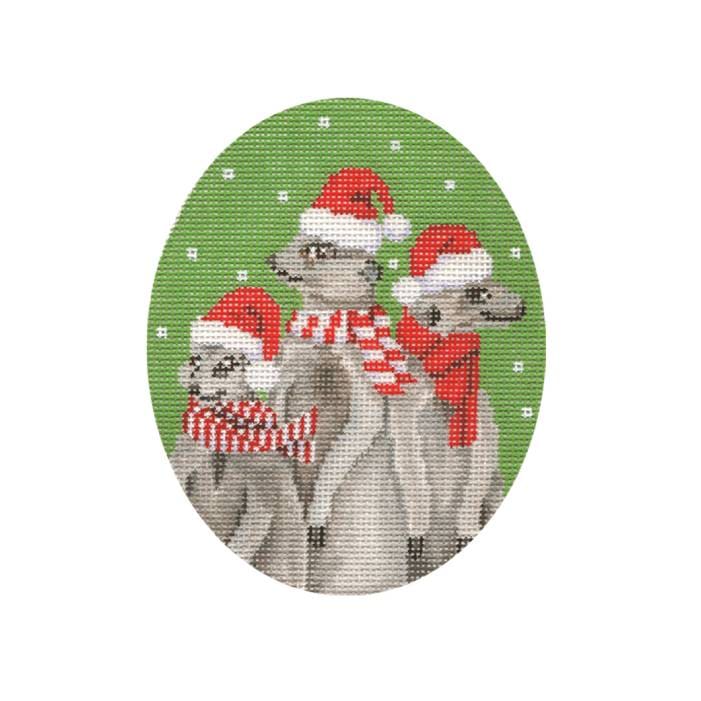 Meerkats with Santa Hat Scott Church