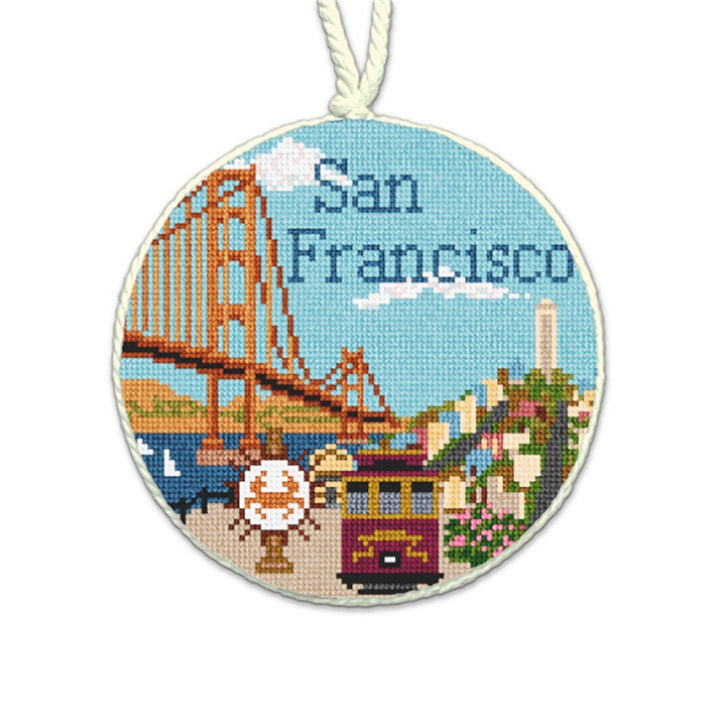 San Francisco Round Needlepaint 58501