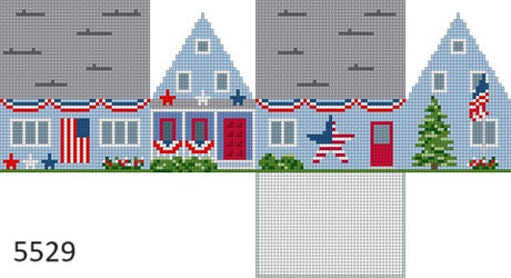 4th of July Mini House 3D Susan Roberts