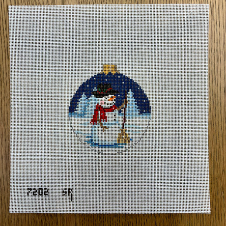 Night Snowman Ornament Susan Roberts