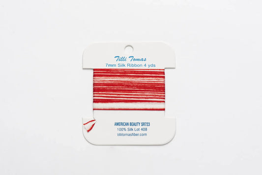 American Beauty Silk Ribbon Tilli Tomas