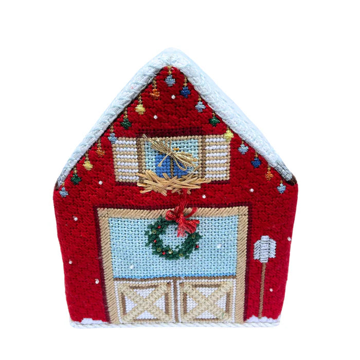 3D Reindeer Barn Stitch Style