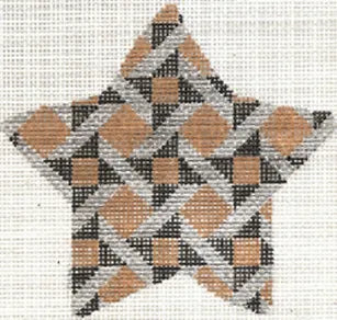 Quilt Burlap Star Patty Paints STB12