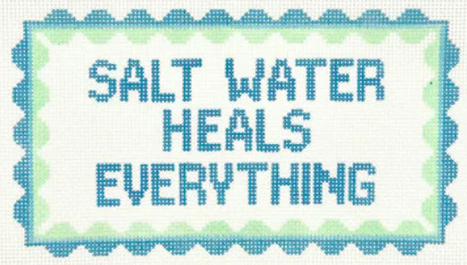 Salt Water Heals Everything by Spruce St Studios
