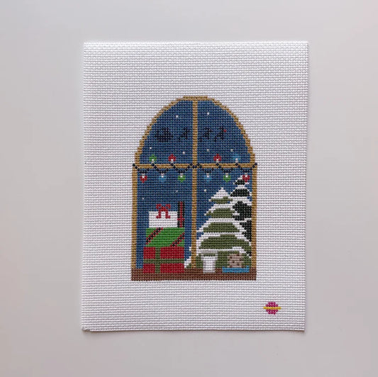 Santa's Skies Saturnalia Stitching