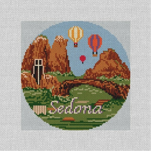 Sedona Round Needlepaint 70203