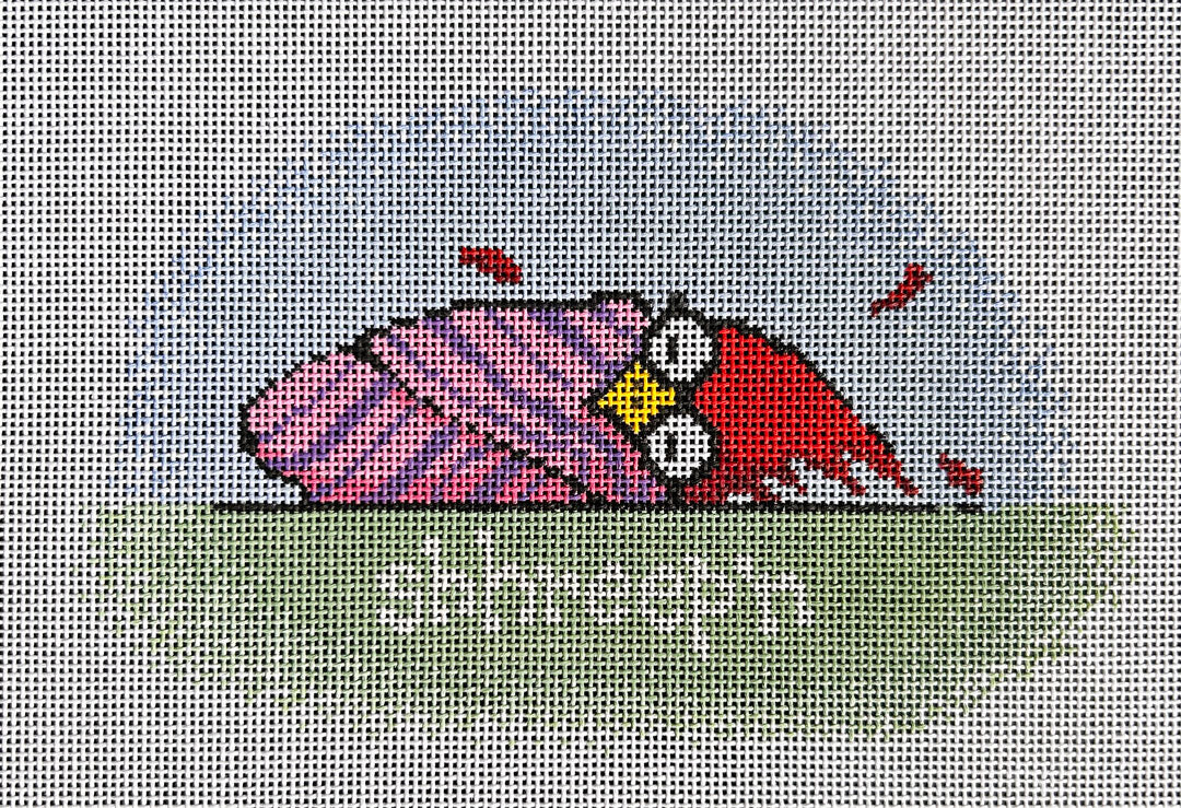 Shhreepin' Bird Pink Flying Stitches NDLPT