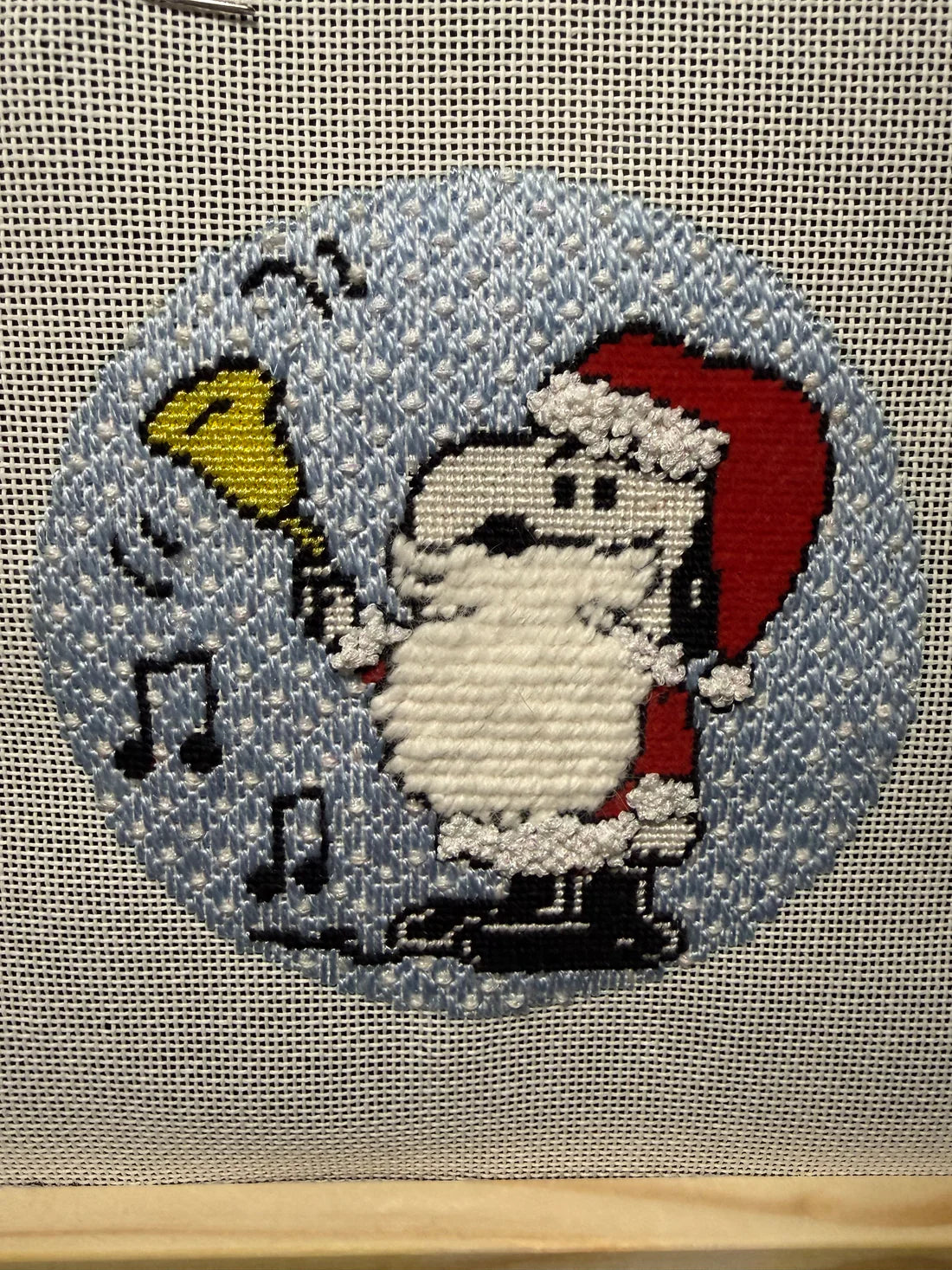 Snoopy Santa Ringing The Bell