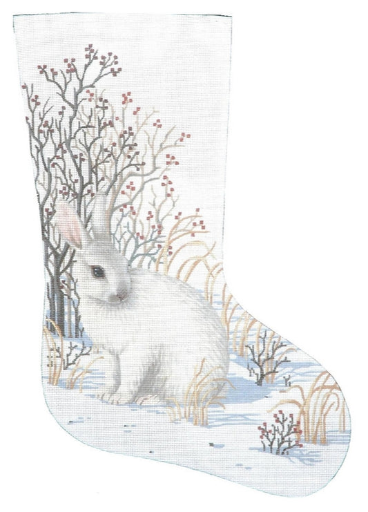 Snow Bunny Stocking Tapestry Tent