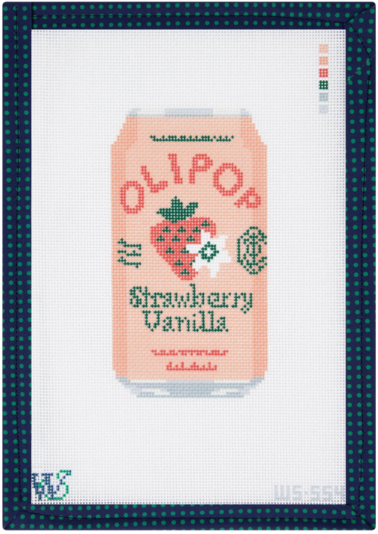 Olipop Strawberry Vanilla Wipstitch