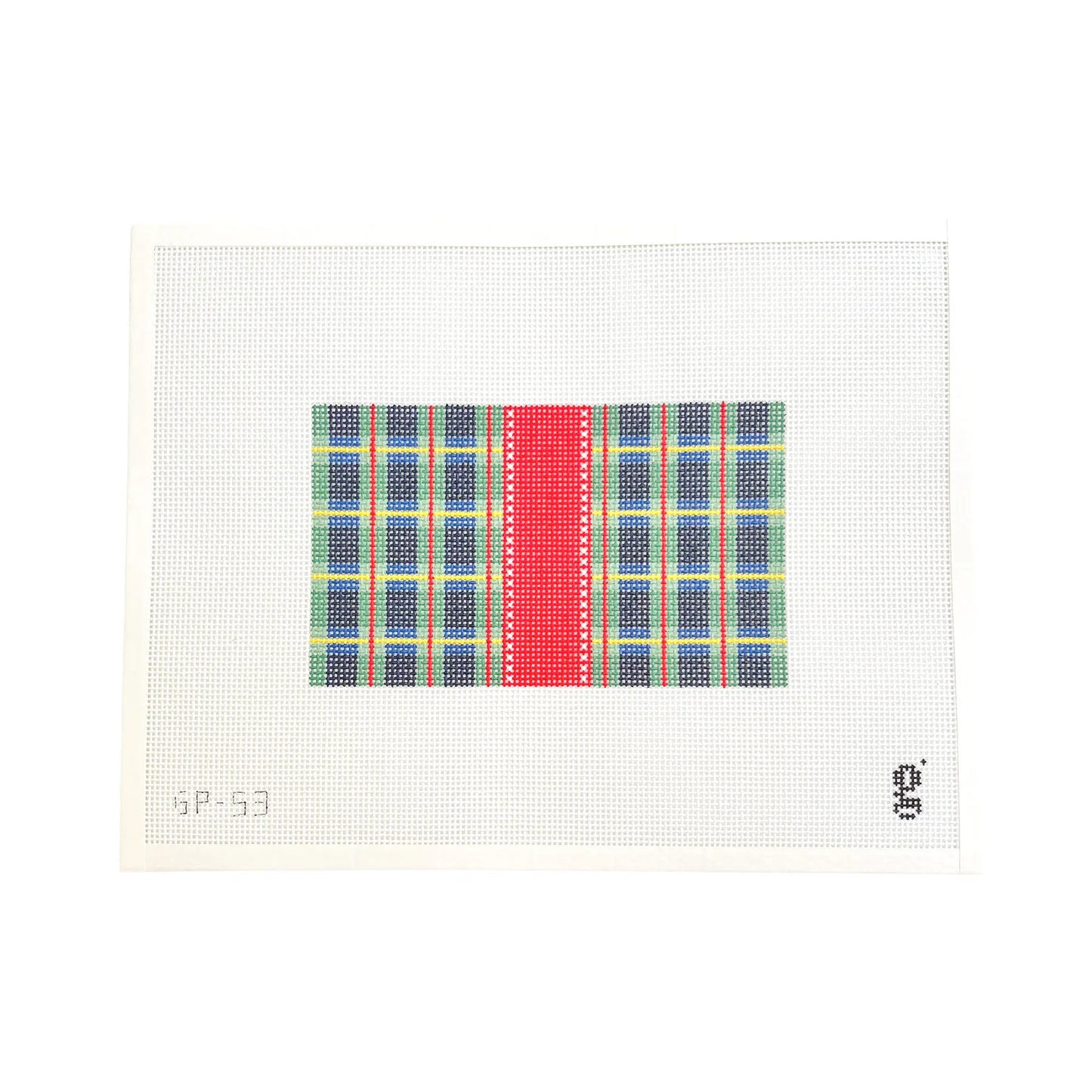 Small Tartan Clutch Canvas