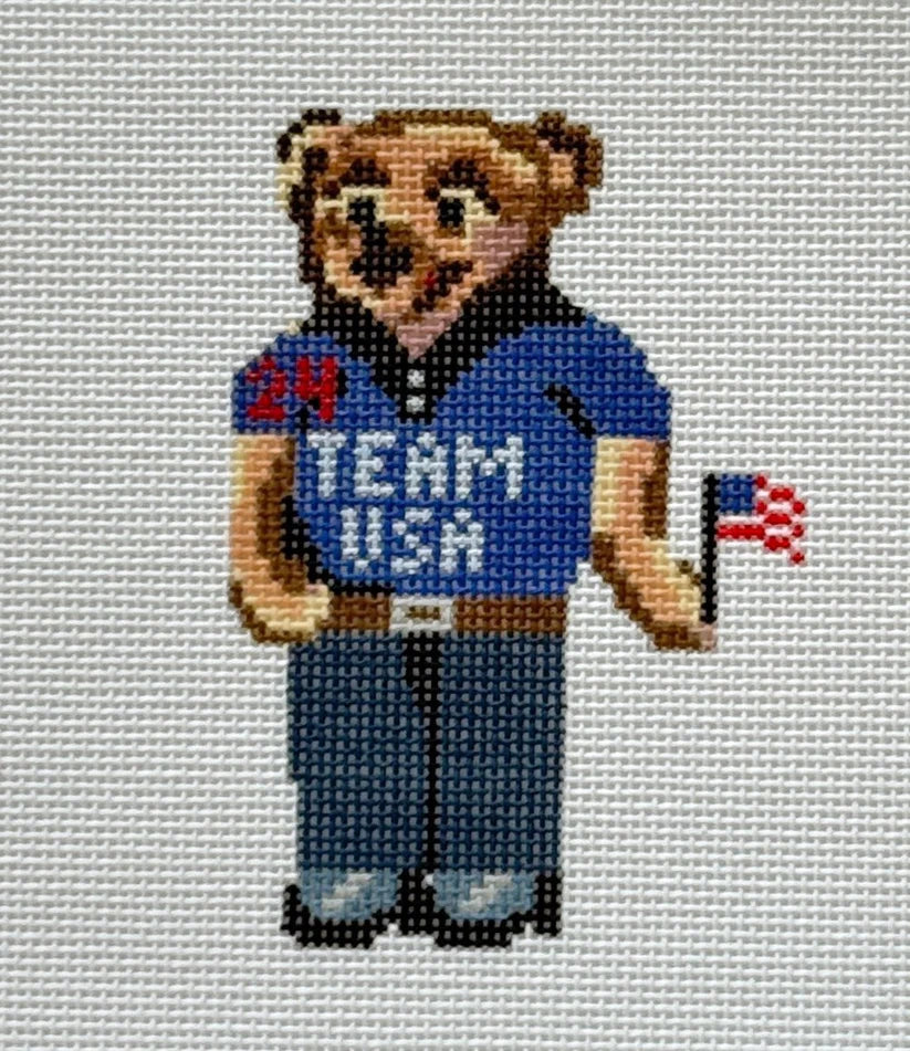 Team USA Bear by Spruce St Studios