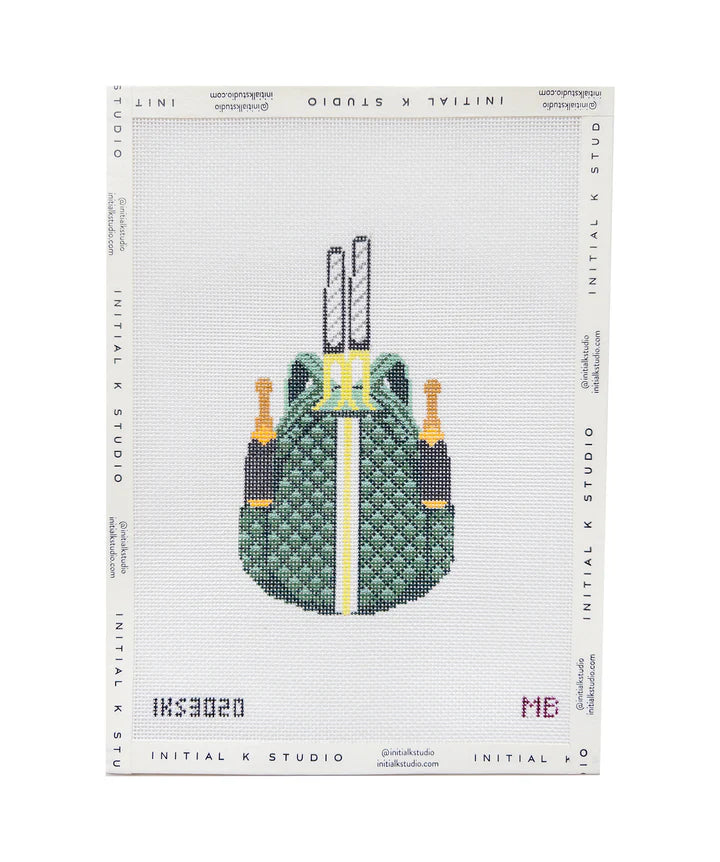Tennis Champs Bag Green Initial K Studio