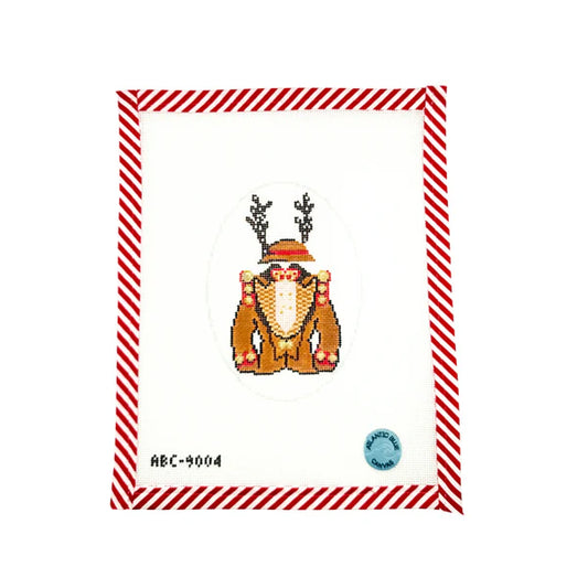 The Reindeer Outfit Rockette Series Atlantic Blue Canvas