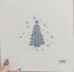 Toile Blue and White Tree Arden Gray
