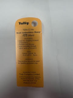 Tulip Beading Needle #11 Short