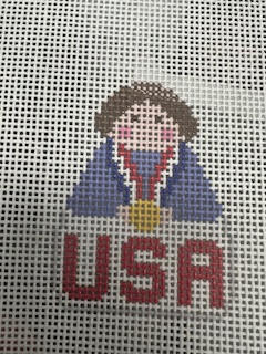USA Gold  Stitchit Angel KC Designers