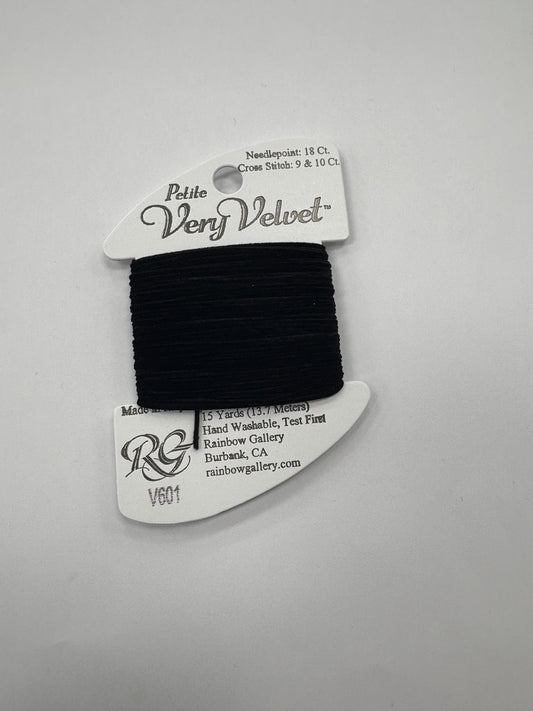 V601 Black Petite Very Velvet