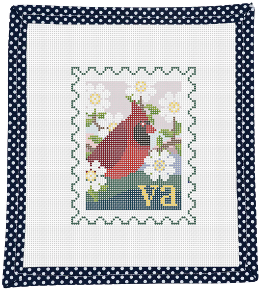 Virginia Stamp Wipstitch WS139W