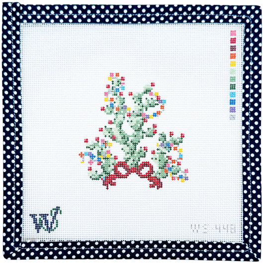 Christmas Cactus Wipstitch