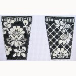 Karen's Damask Scissor Case Black