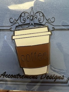 White Coffee Cup Needle Minder