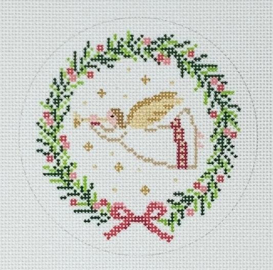 Angel with Horn Wreath Lauren Bloch