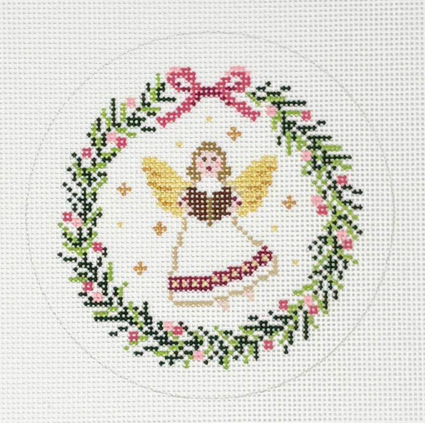 Angel Singing Wreath