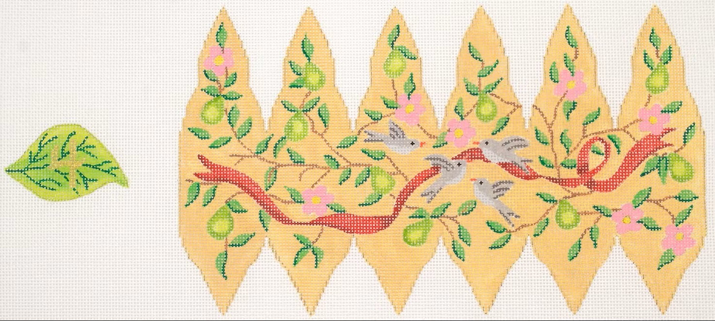 Day 4 Four Calling Birds Christmas Pear Ornament