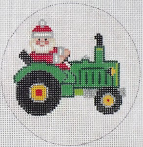 Farm Santa Ornament The Meredith Collection