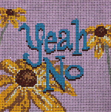 Yeah No Coaster Flying Stitches