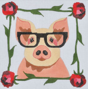 Danji Designs Pig with Glasses