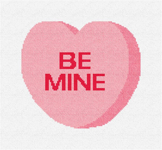 Be Mine Valentines Ornament Needlepaint