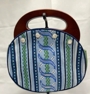 Blue and Green Dibba Bermuda Bag Cover Ann Kaye Studios