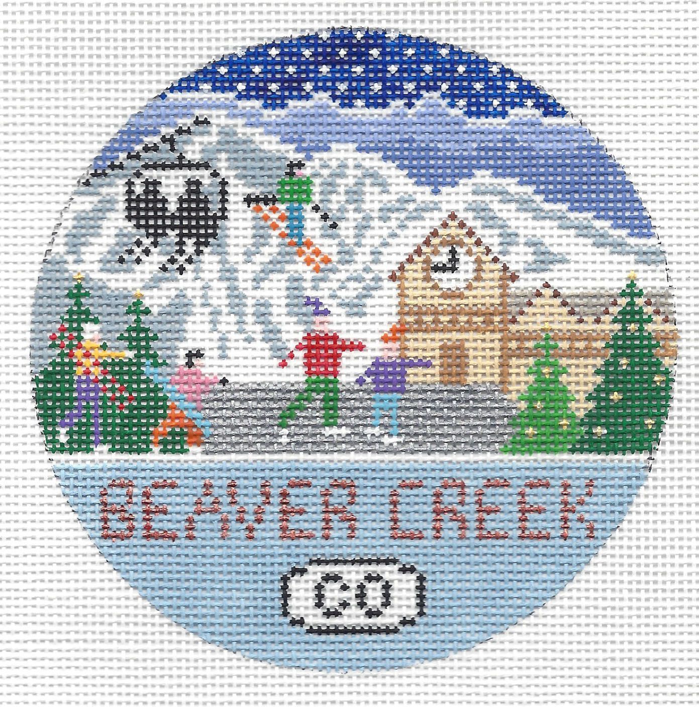 Beaver Creek Round Doolittle Stitchery R126