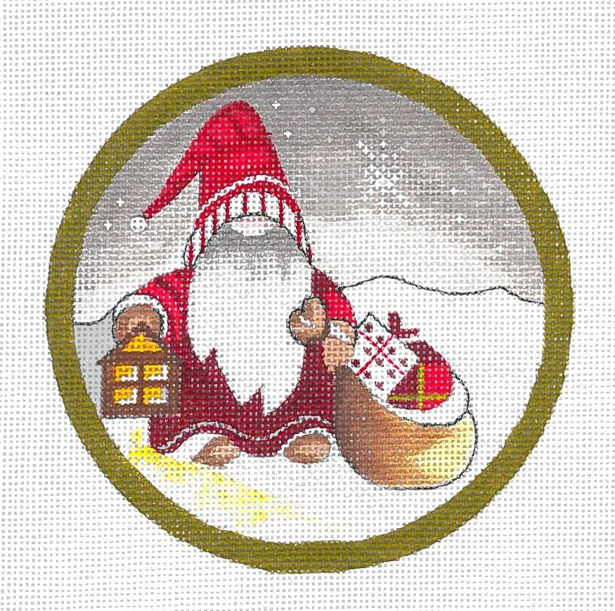 Gnome with Gifts Ornament JG169