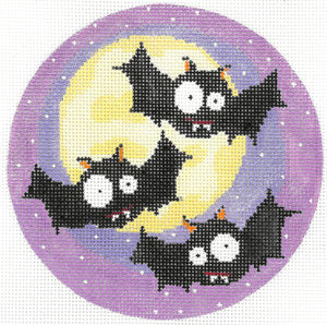 Three Vampire Bats 13 Days of Halloween Ornament