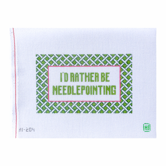 I'd Rather be Needlepointing AI204